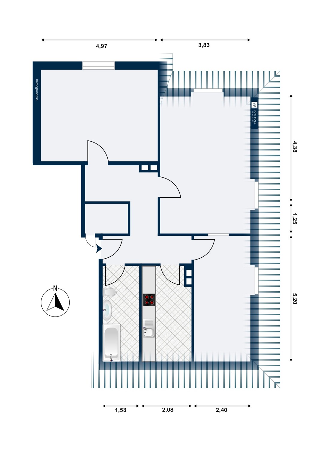 Dachgeschoss Wohnung 2