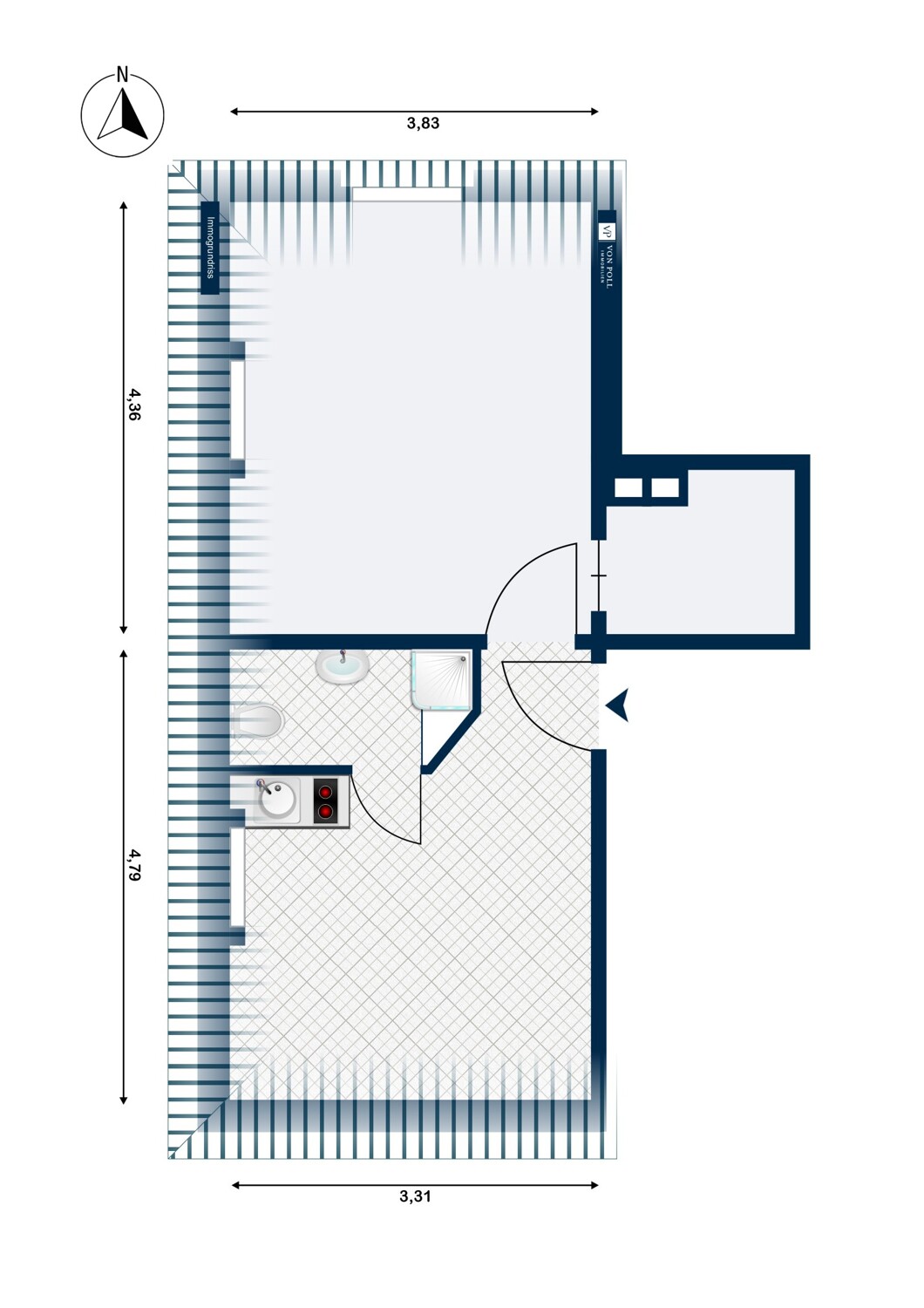 Dachgeschoss Wohnung 1