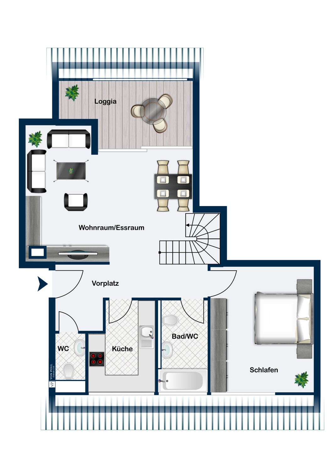 Grundriss Dachgeschoss