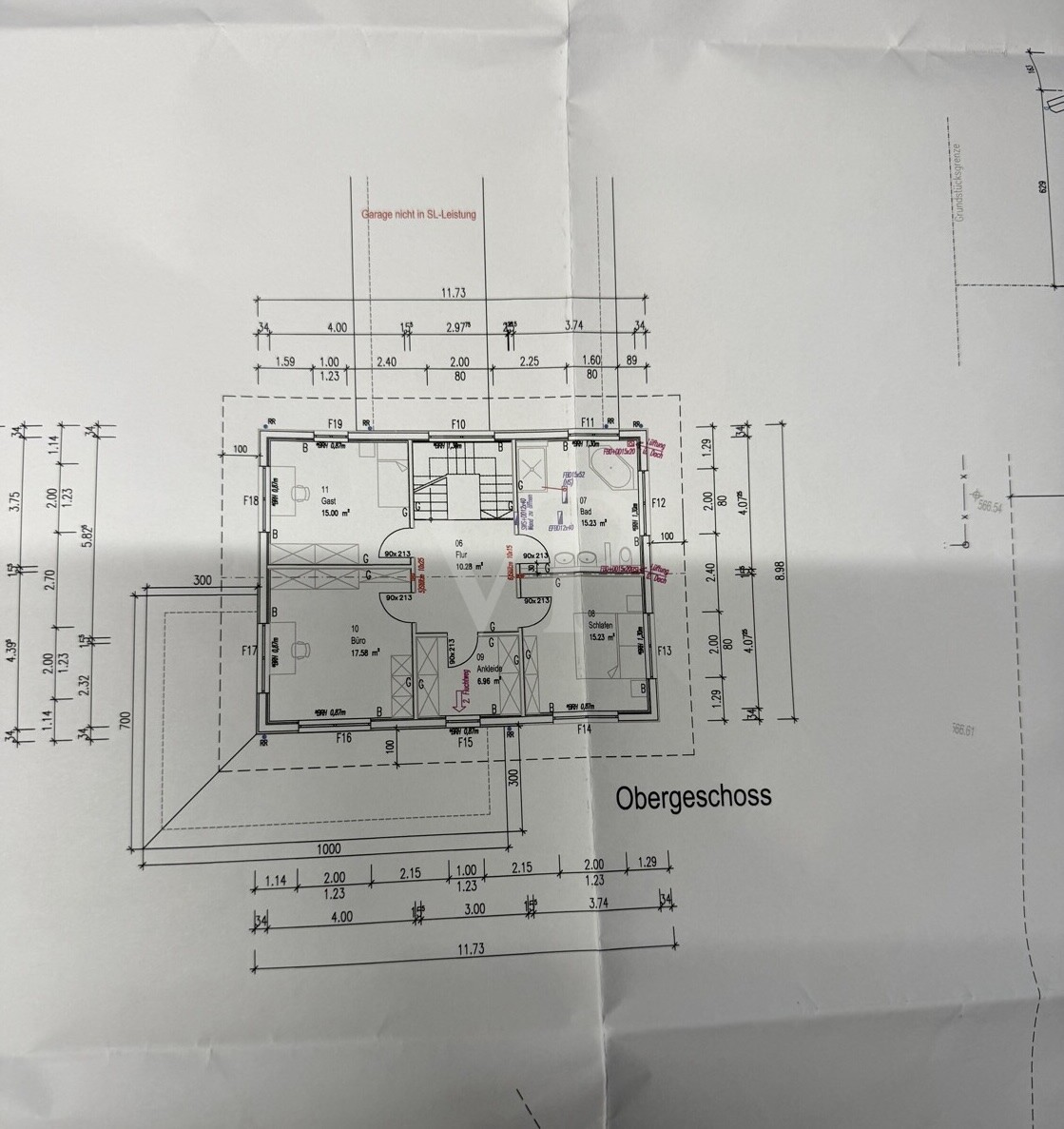 Grundriss Obergeschoss