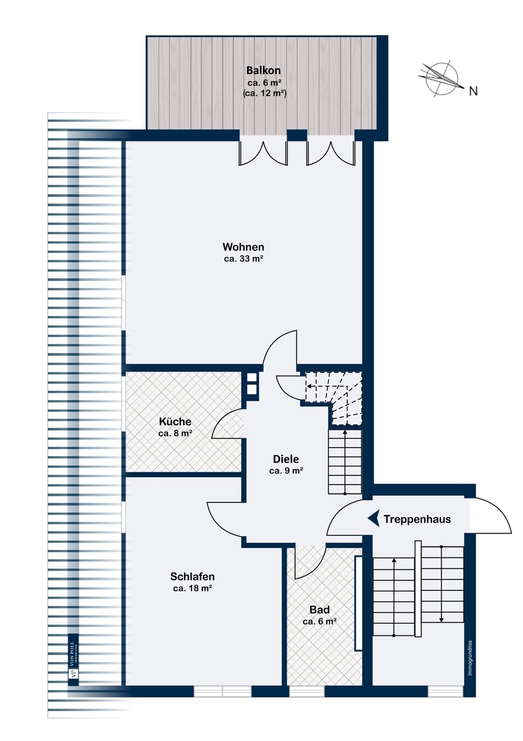 Dachgeschoss/Maisonette-Ebene 1