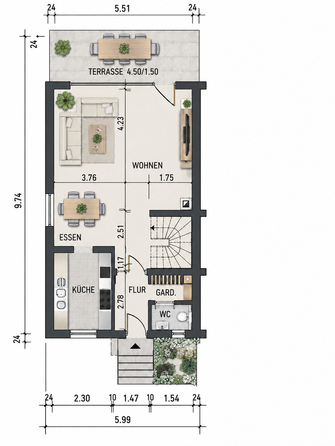 Grundriss EG