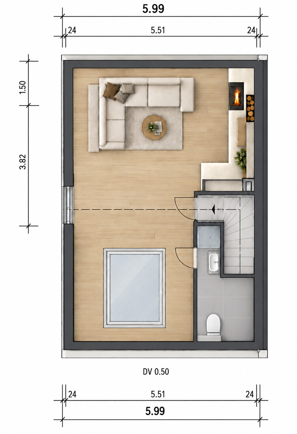 Grundriss DG