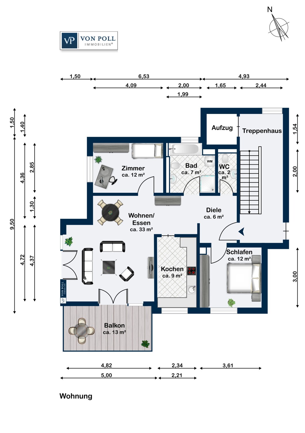 Wohnungsgrundriss