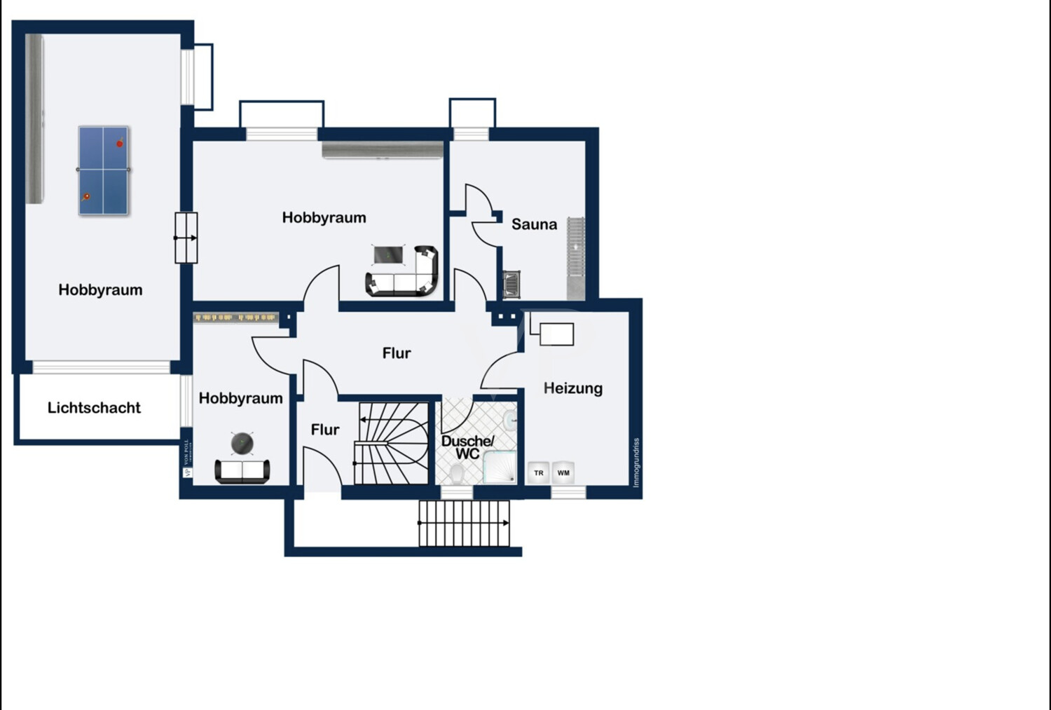 Grundriss Untergeschoss