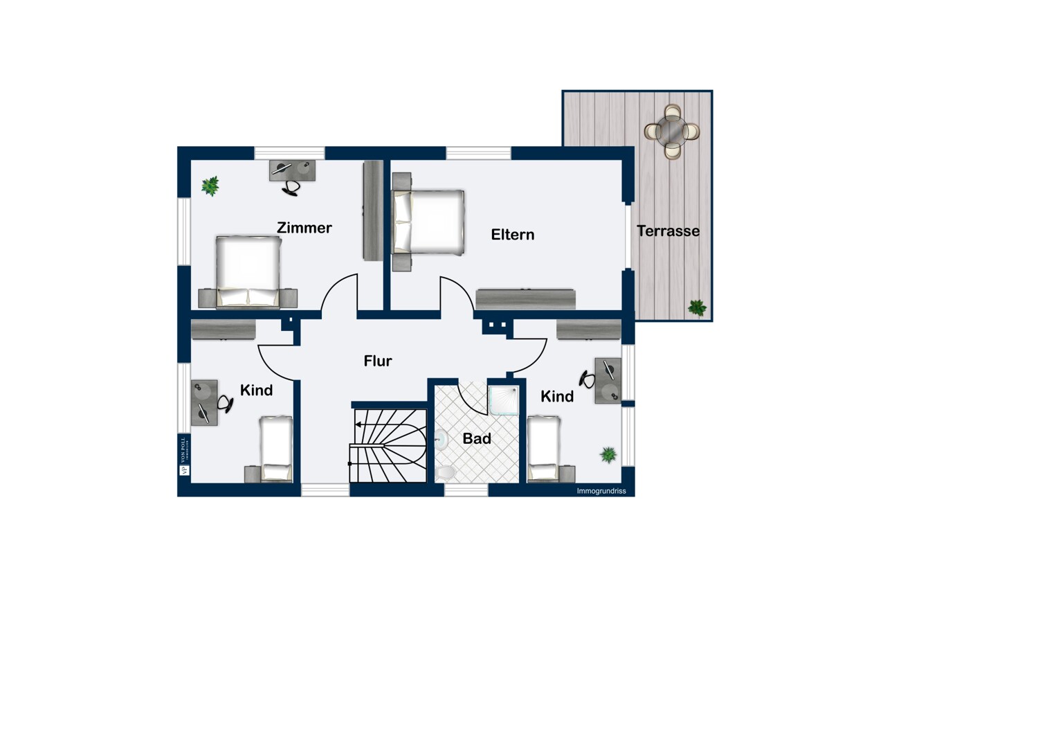 Grundriss Obergeschoss