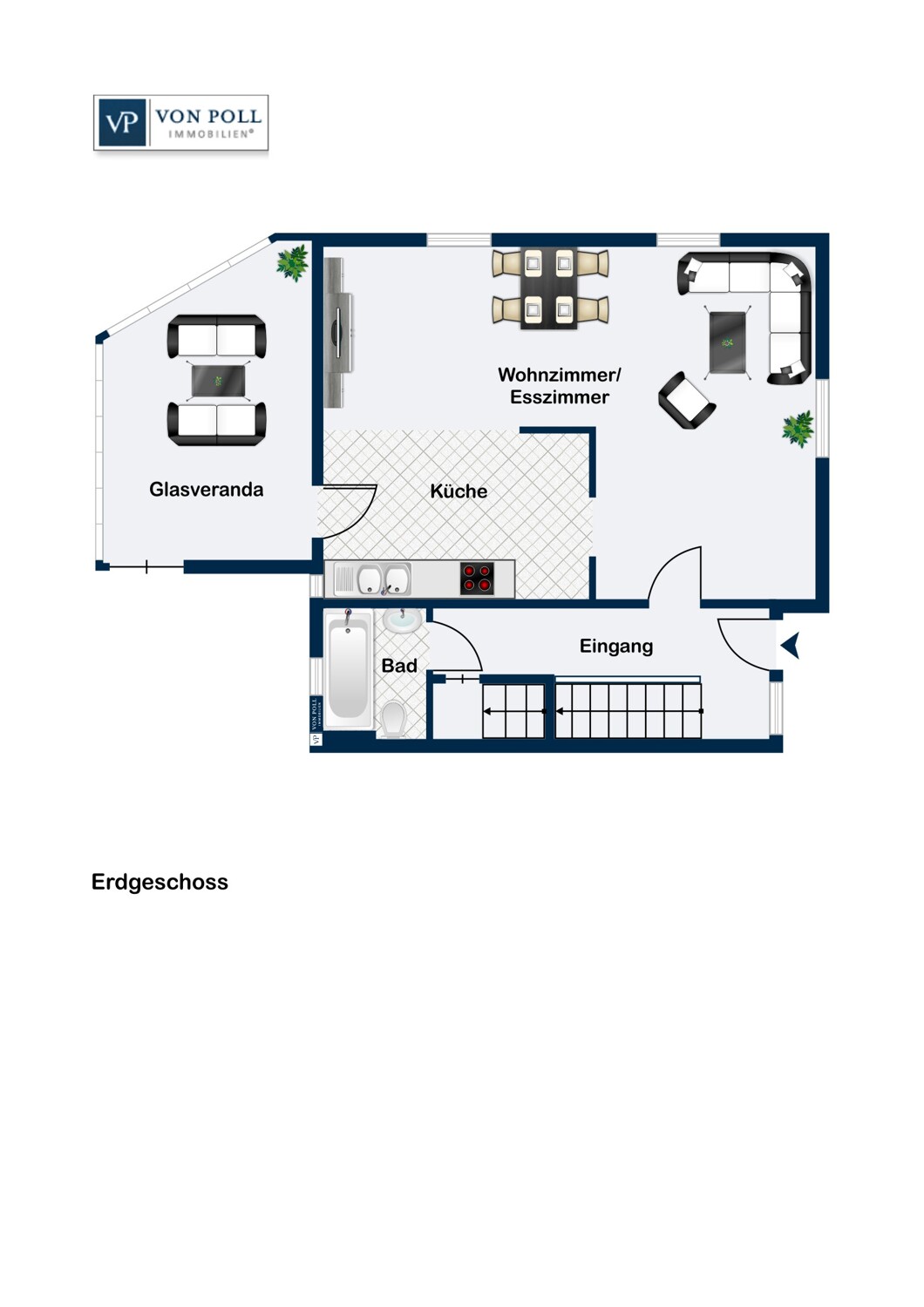 Erdgeschoss Hauptwohnung