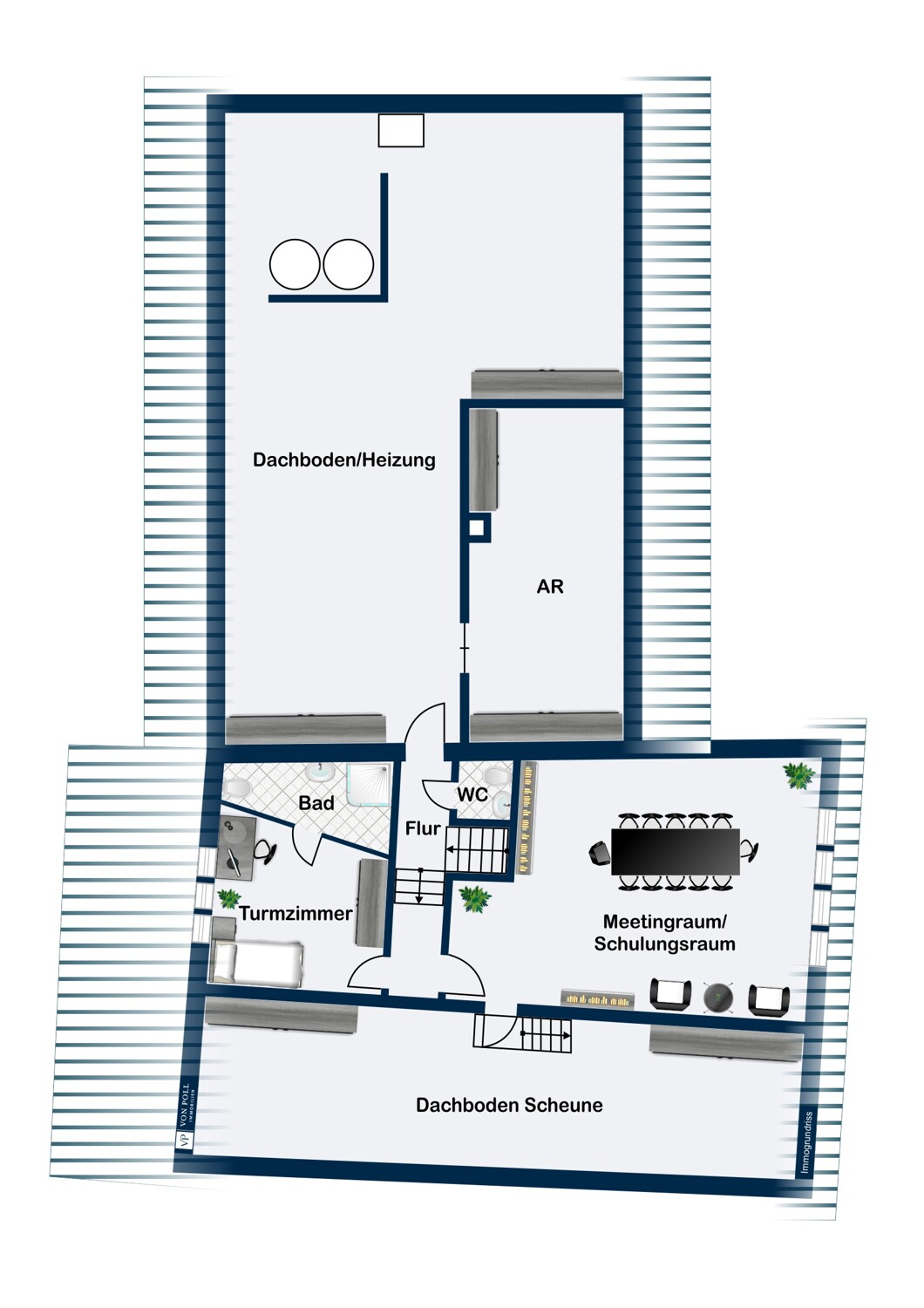 Dachgeschoss Haupthaus Dachgeschoss Haupthaus