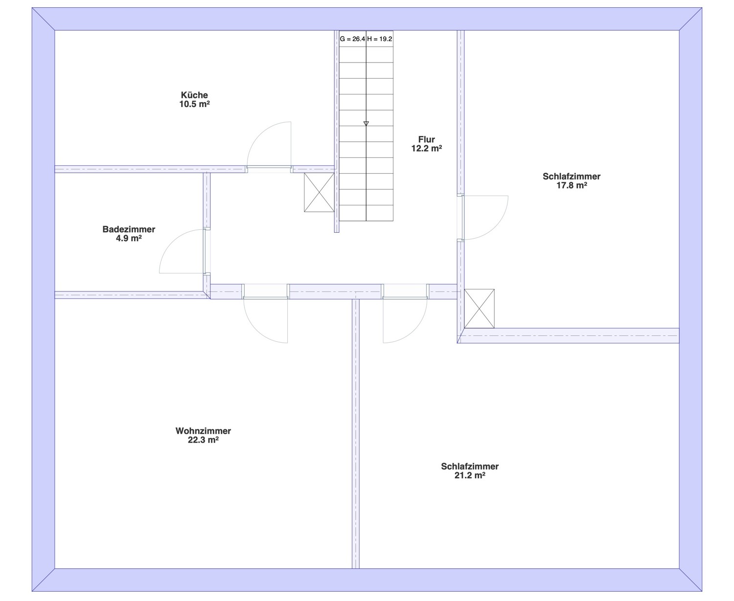Obergeschoss Bauplan Obergeschoss Bauplan