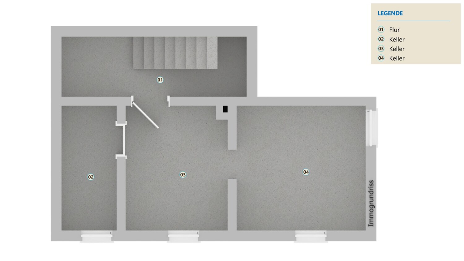 Grundriss Kellergeschoss Haus 2