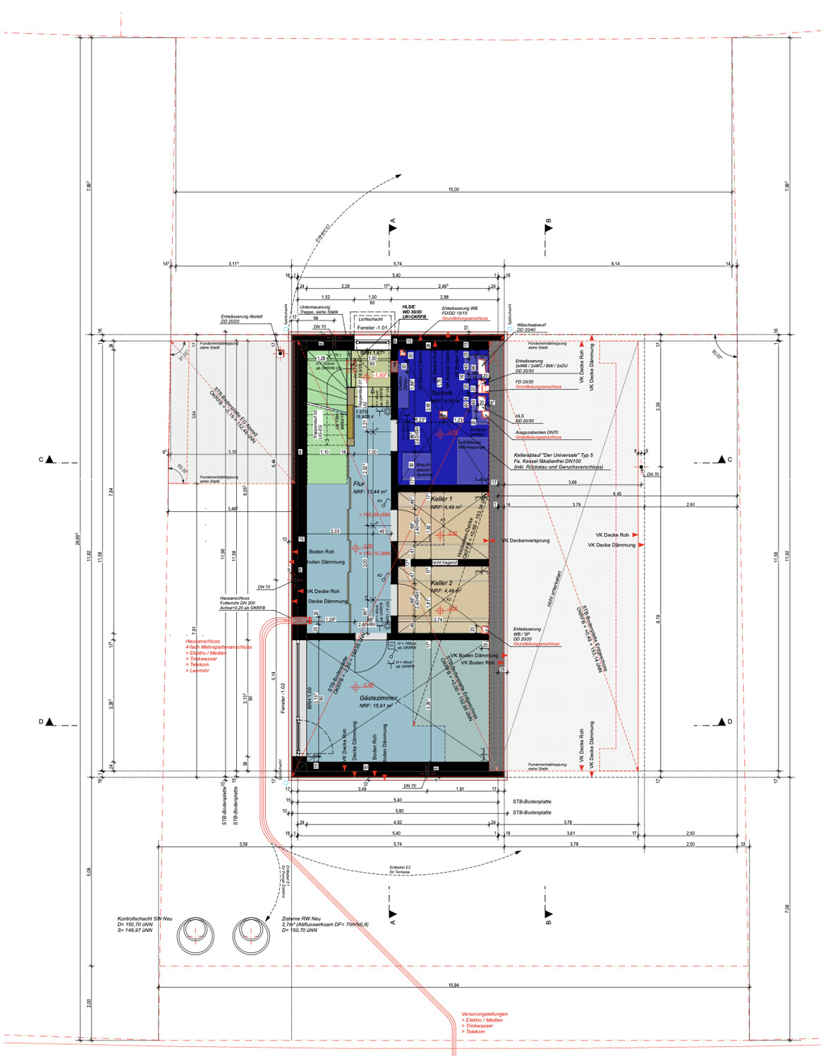 Grundriss Untergeschoss