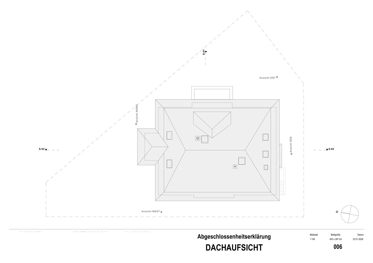 Dachaufsicht
