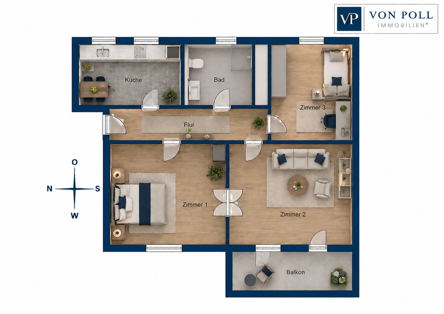 Grundriss Visualisierung