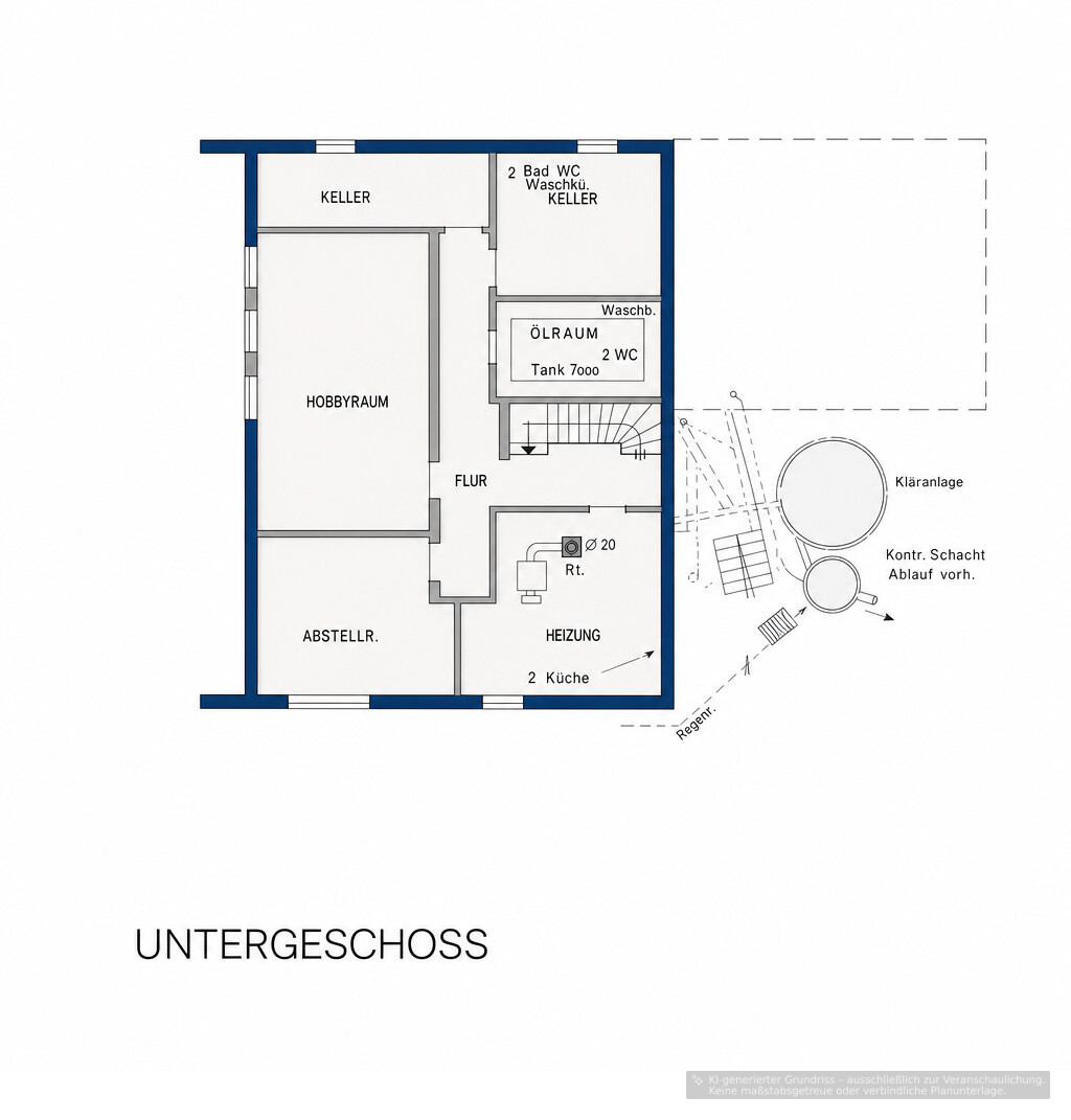 Grundriss Untergeschoss