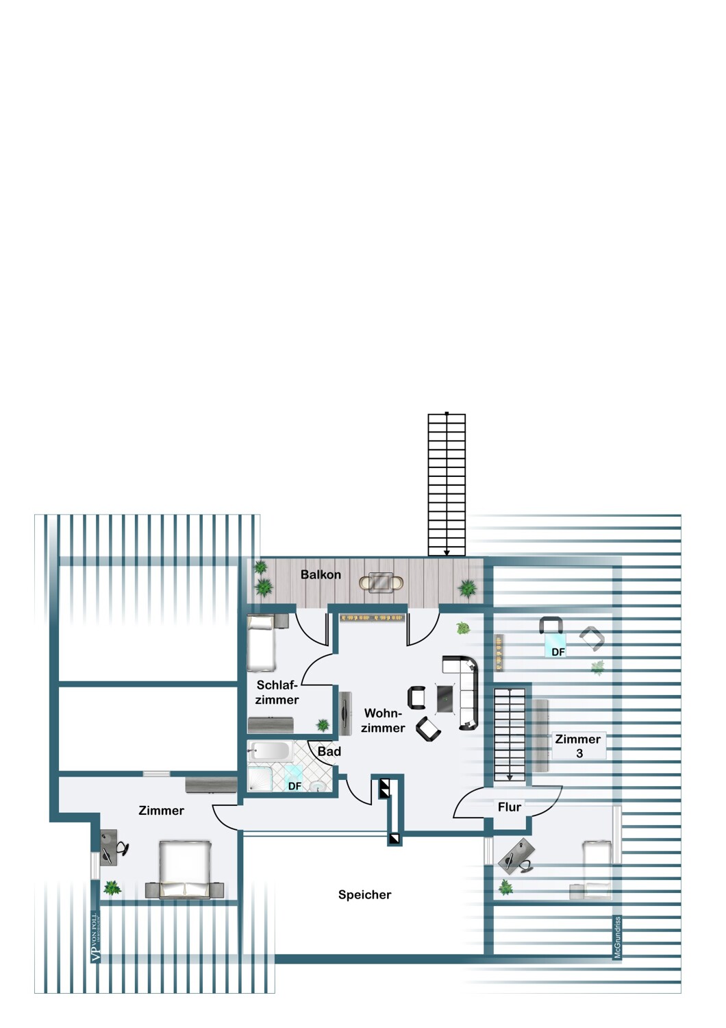 Grundriss Dachgeschoss