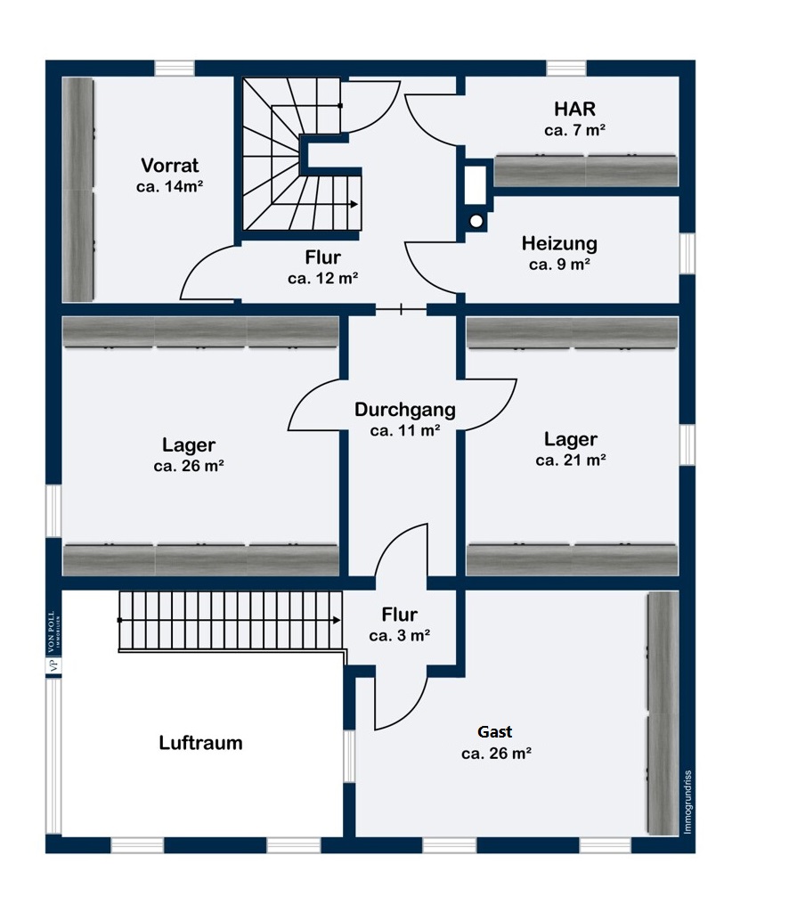 Untergeschoss Haupthaus
