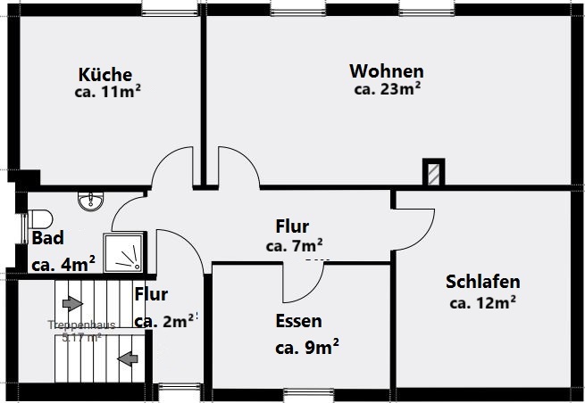 Dachgeschoss Hinterhaus