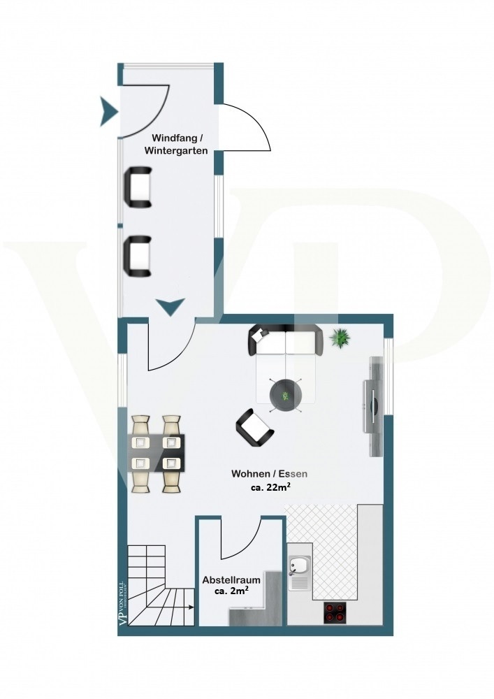 Erdgeschoss Gästehaus