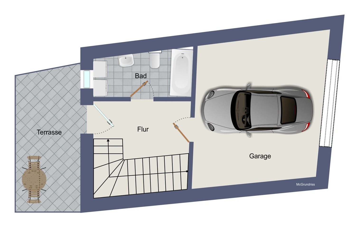 Haus 2 - Erdgeschoss
