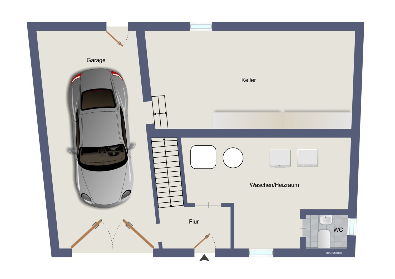 Haus 1 - Erdgeschoss
