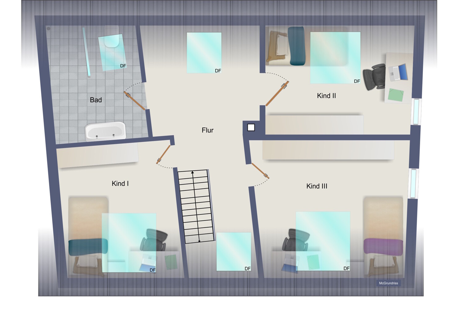 Haus 1 - Dachgeschoss