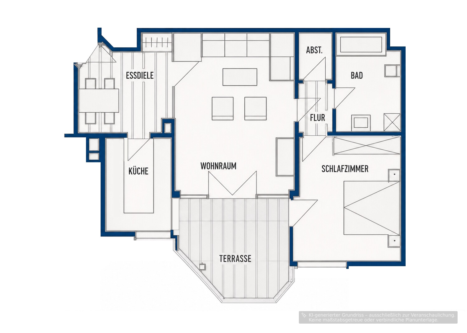 Grundriss 2. Obergeschoss