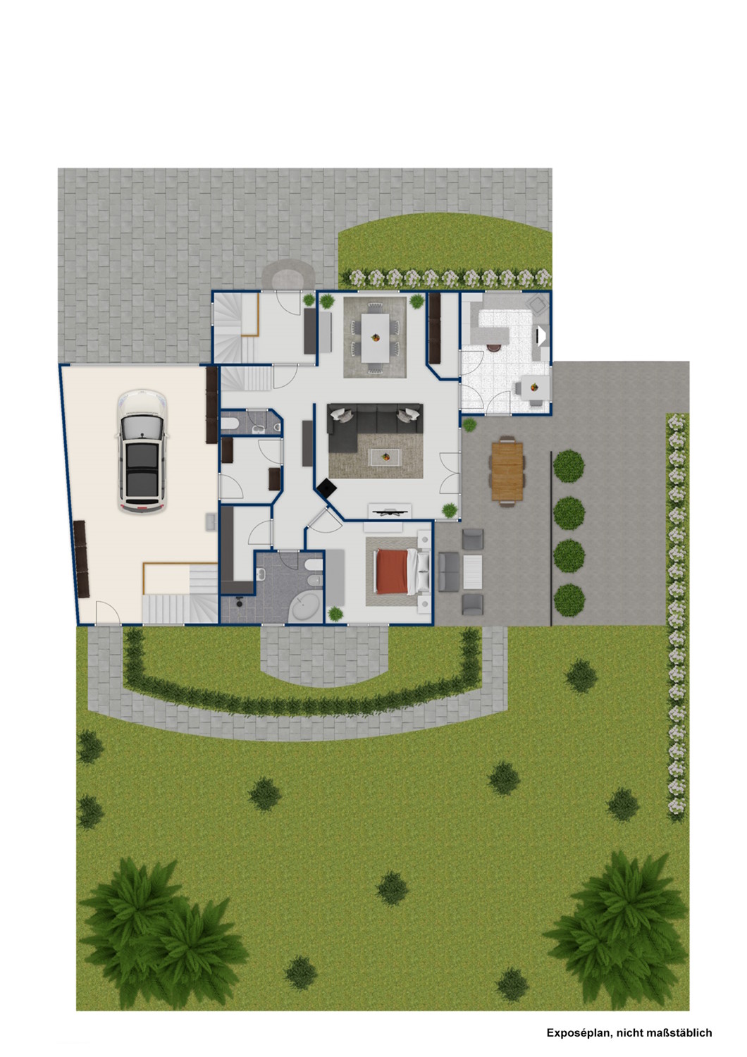 Haus mit Außenbereich Haus mit Außenbereich