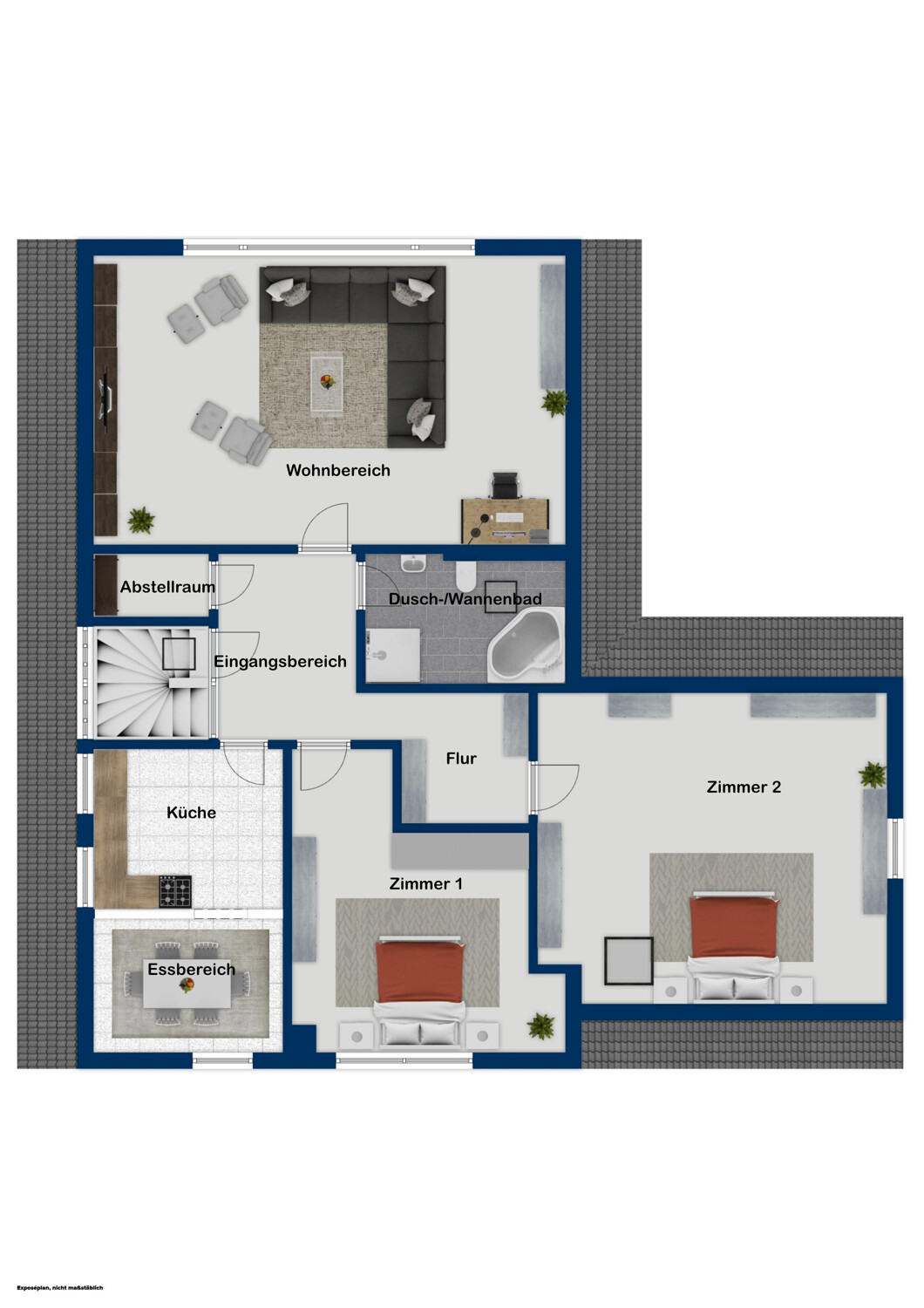 Grundriss, Dachgeschoss