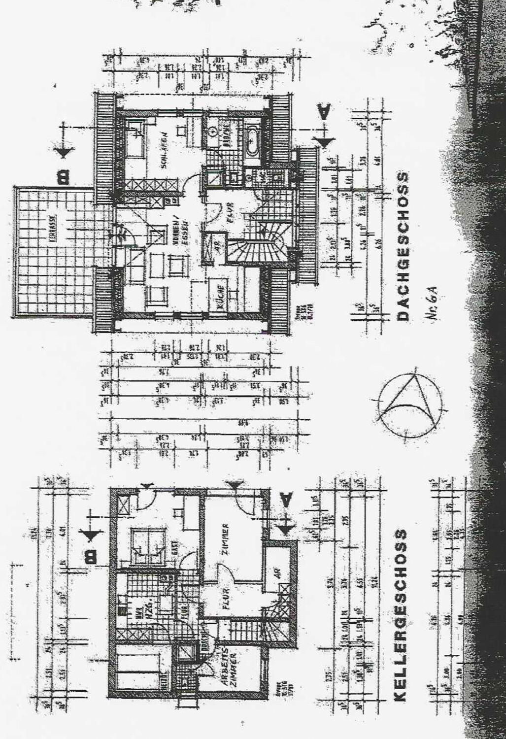 Dachgeschoss und Keller