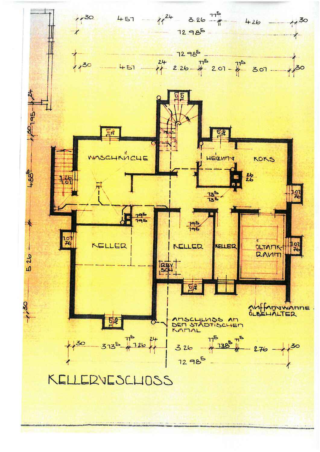 Grundriss Keller Grundriss Keller