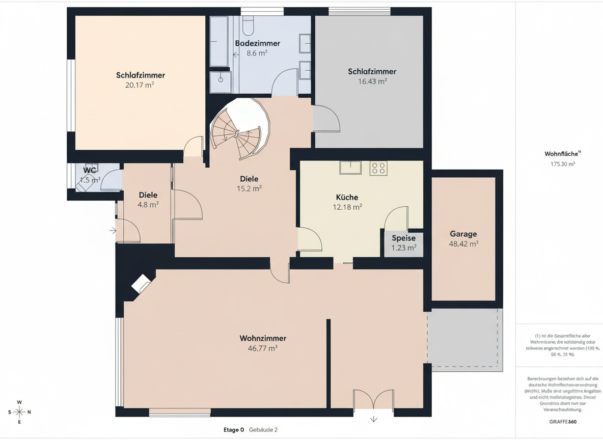 Grundriss EG Bungalow