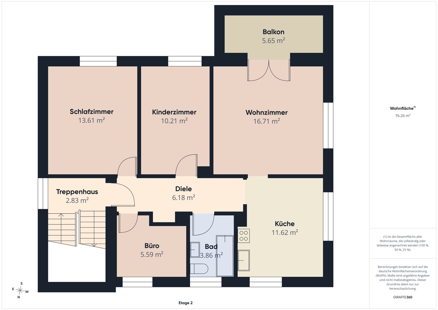 Grundriss OG WHG 2