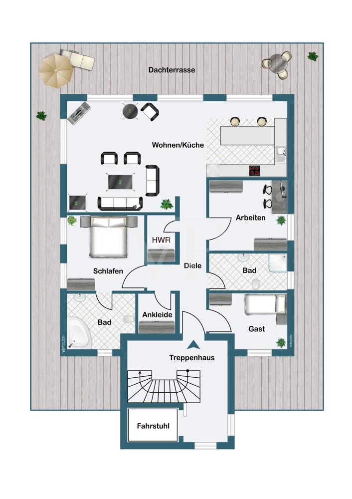 Grundriss Penthouse neu Grundriss Penthouse neu