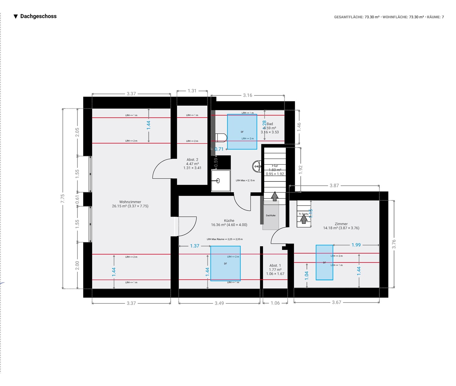 Grundriss DG Grundriss DG