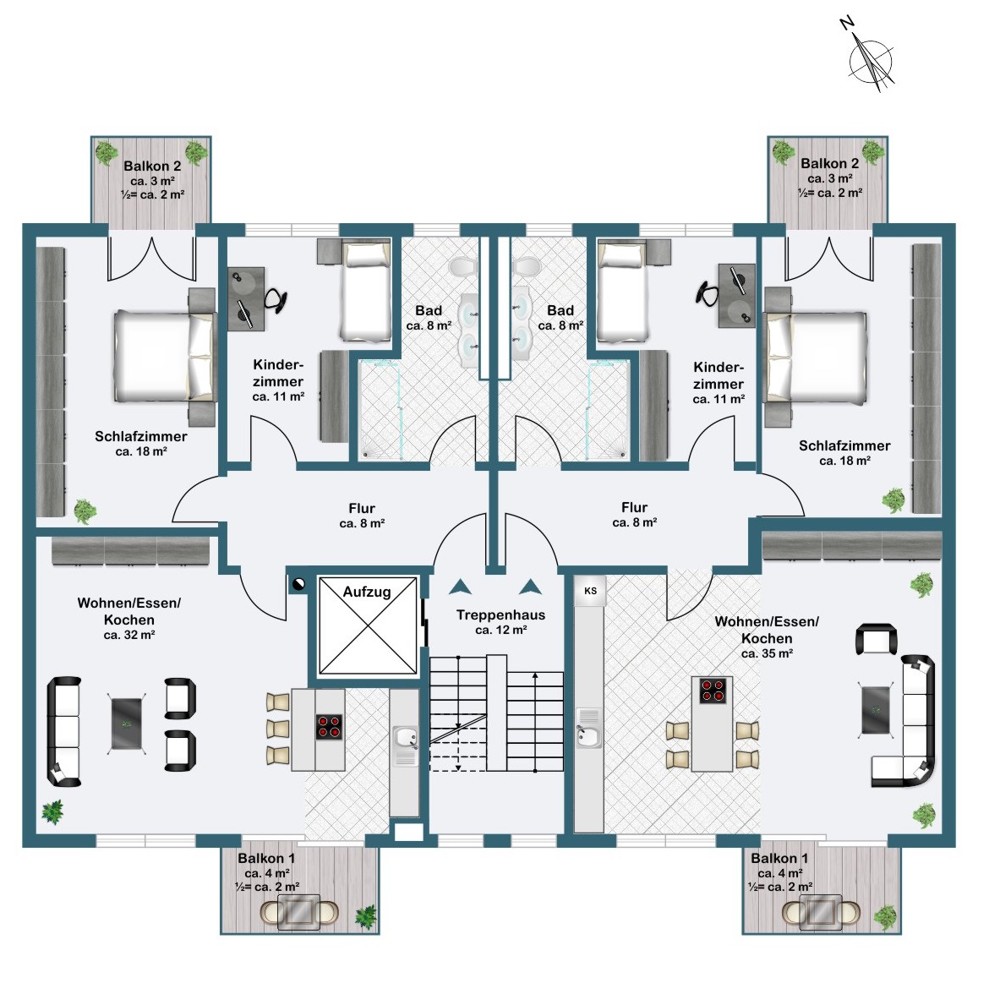Lage auf Etage Lage auf Etage