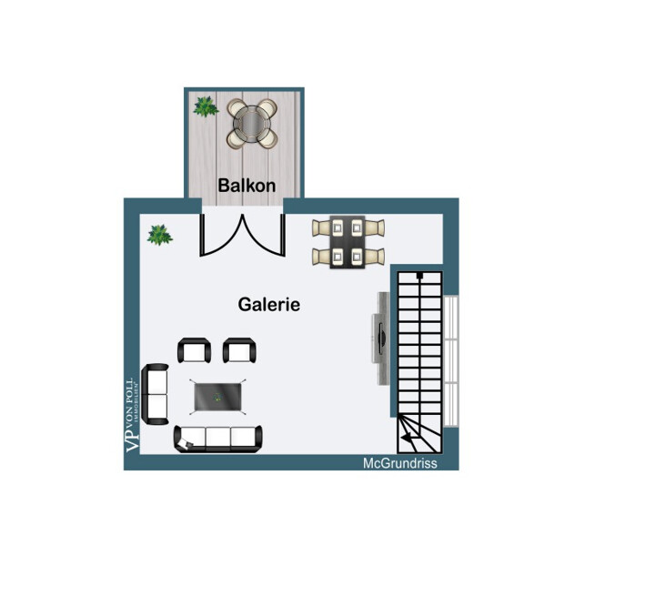 Grundriss Galerie
