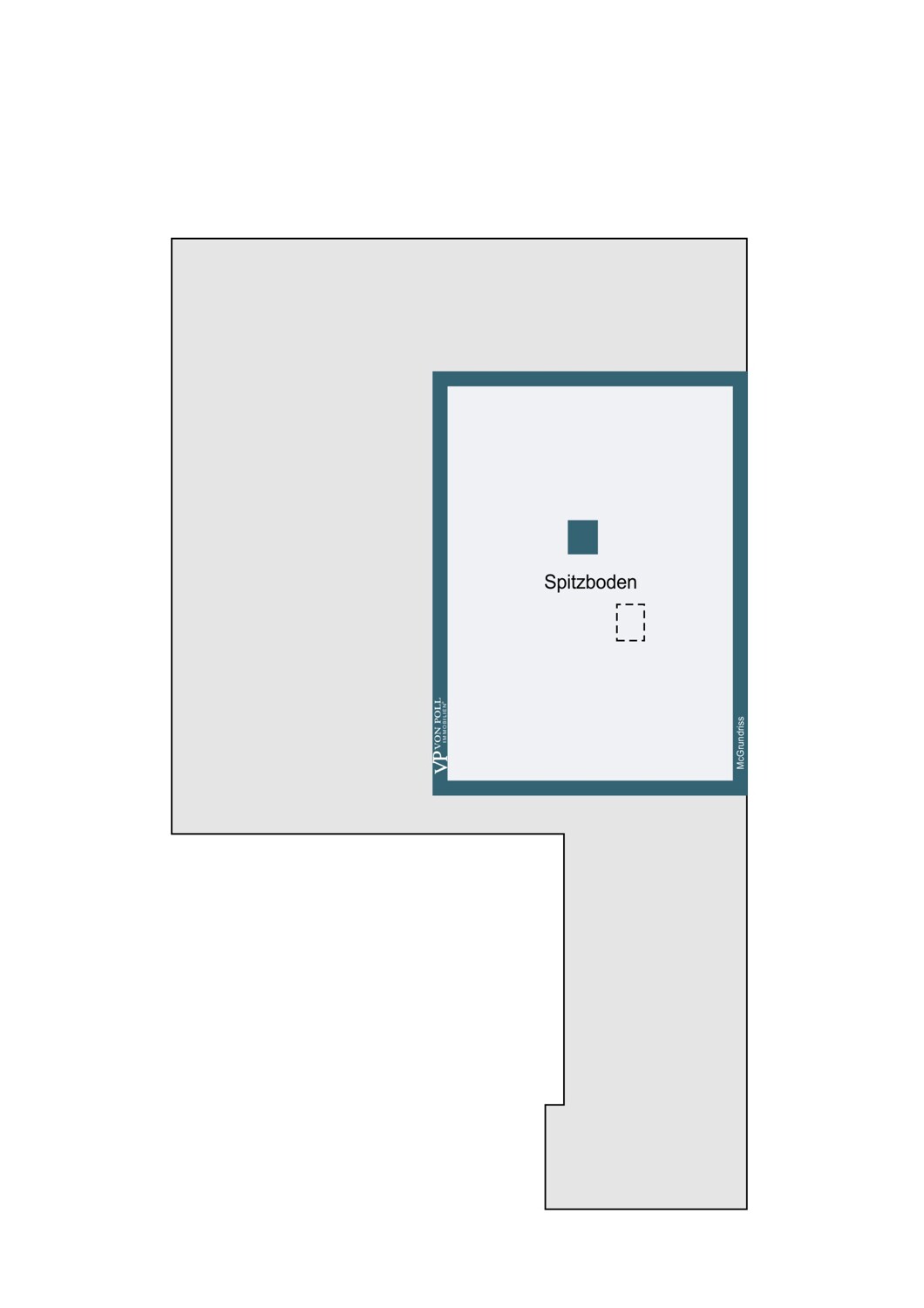 Grundriss Spitzboden