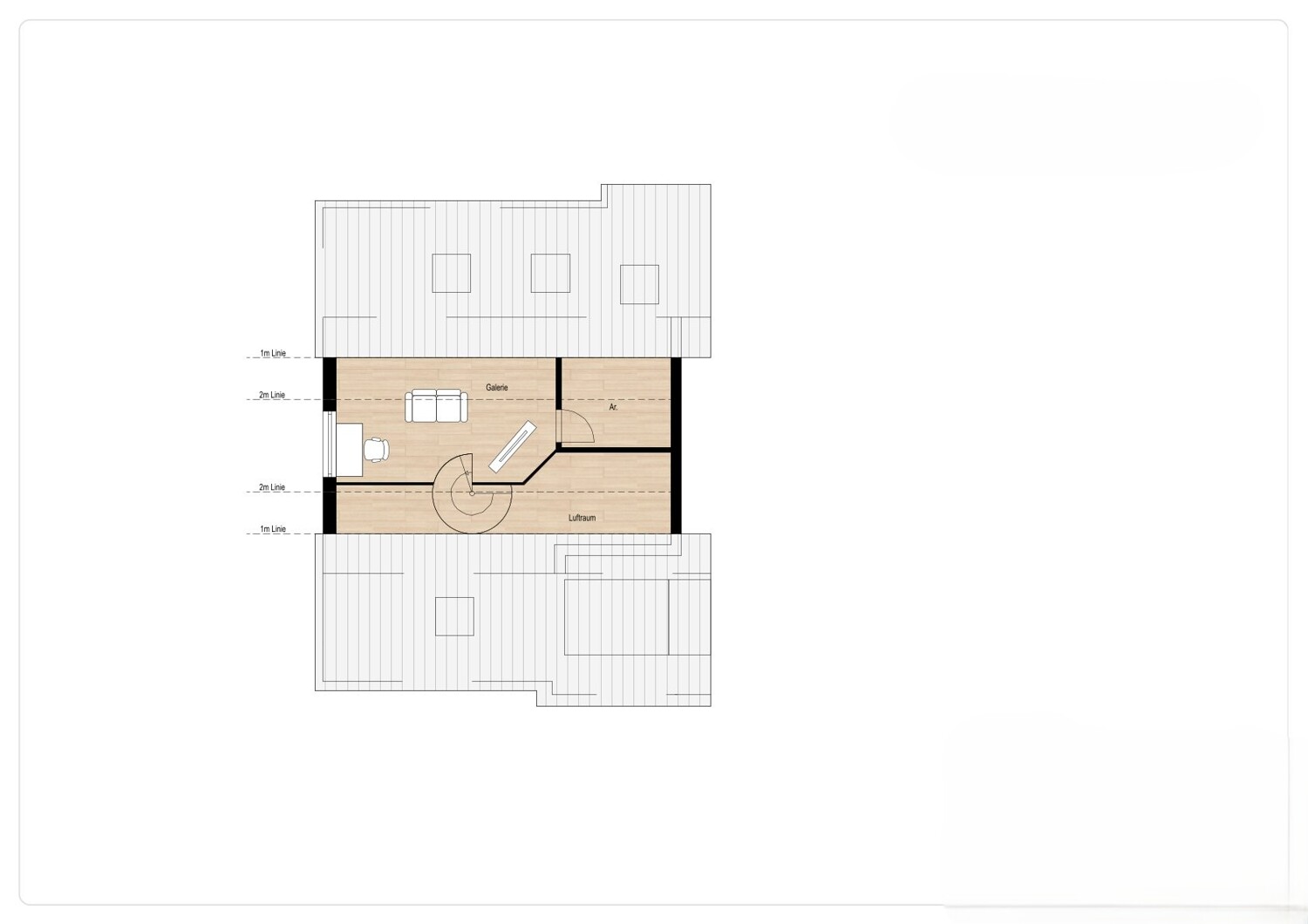 Besonderes Wohngefühl: 2,5-Zimmer-Maisonette mit großzügigem Wohnbereich und Galerie