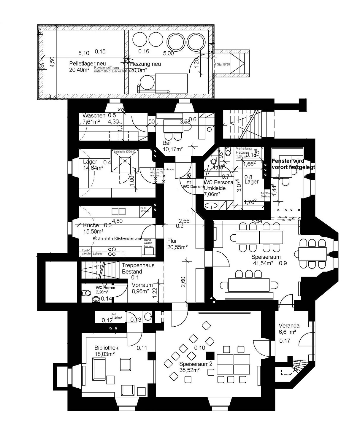 Haupthaus Gartengeschoss