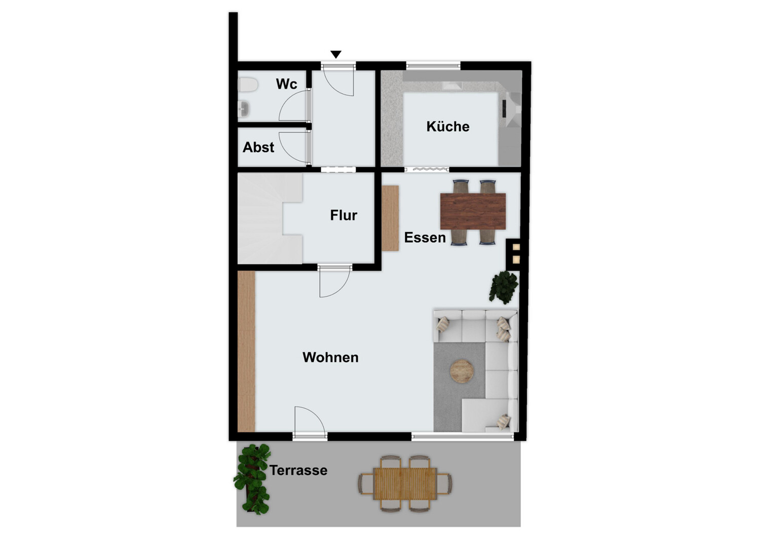 Reihenmittelhaus in ruhiger Lage von Bad Füssing/Würding