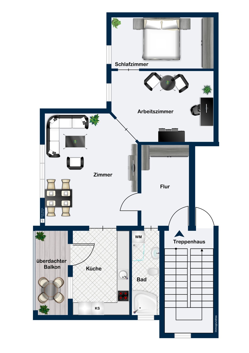 Östliches Ringgebiet - Besondere Altbauwohnung mit herrlichem Weitblick Östliches Ringgebiet - Besondere Altbauwohnung mit herrlichem Weitblick