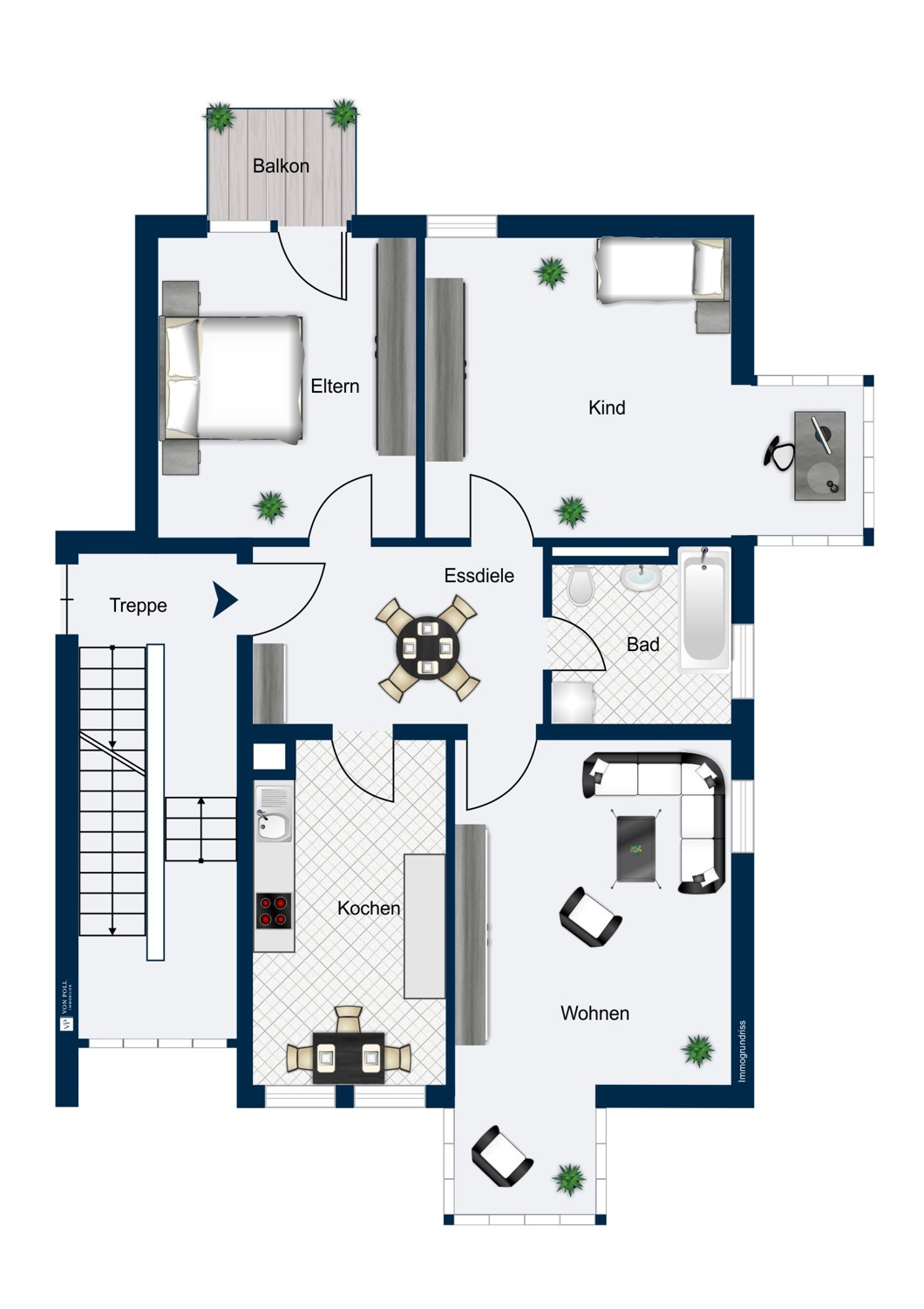 3 Zimmer Eigentumswohnung mit TG-Stellplatz