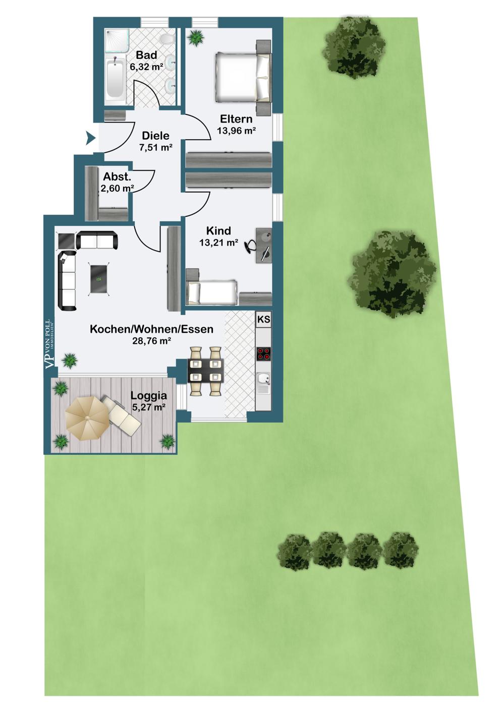 Moderne Wohnung mit traumhafter Aussicht