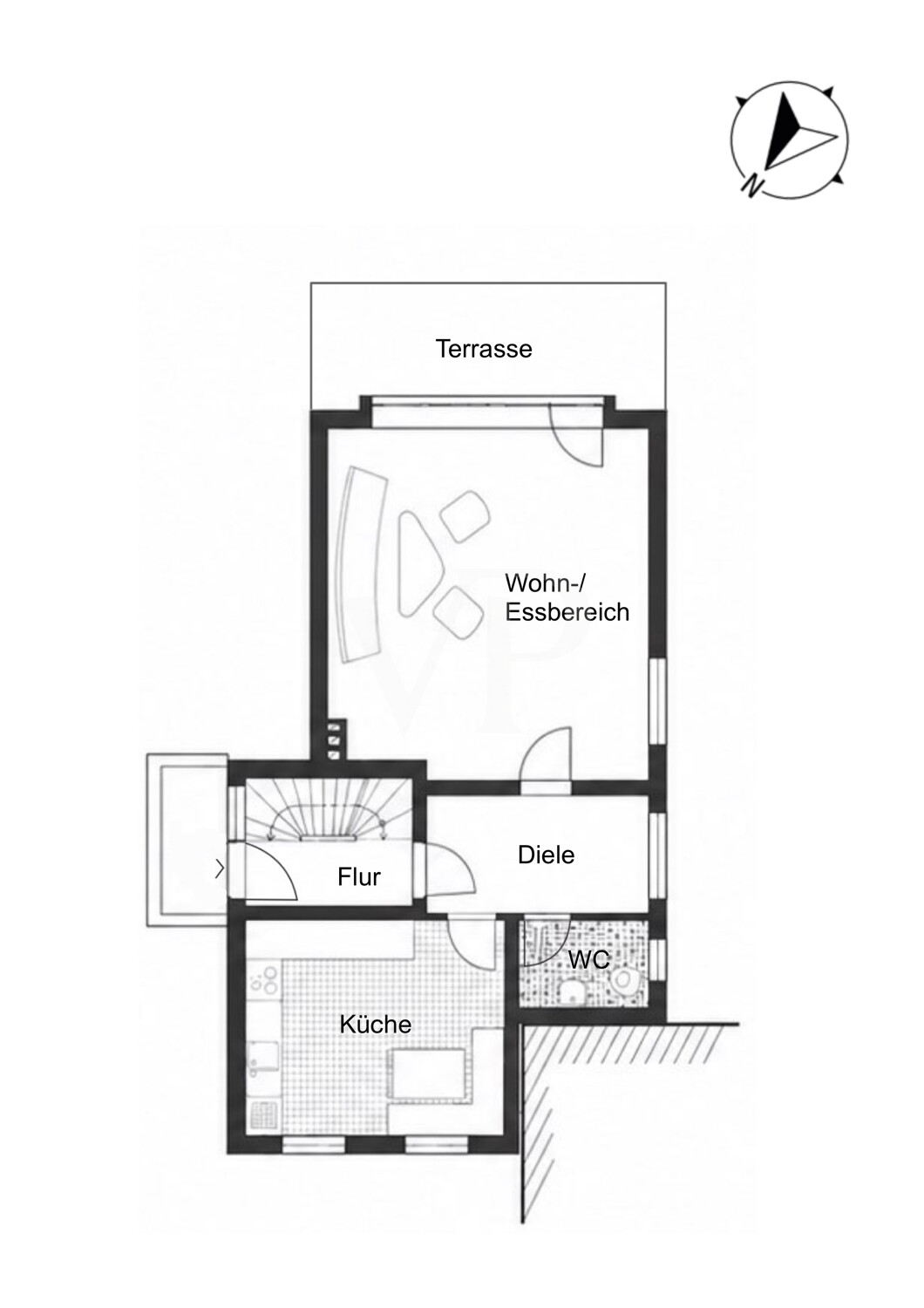 Haus links - Erdgeschoss