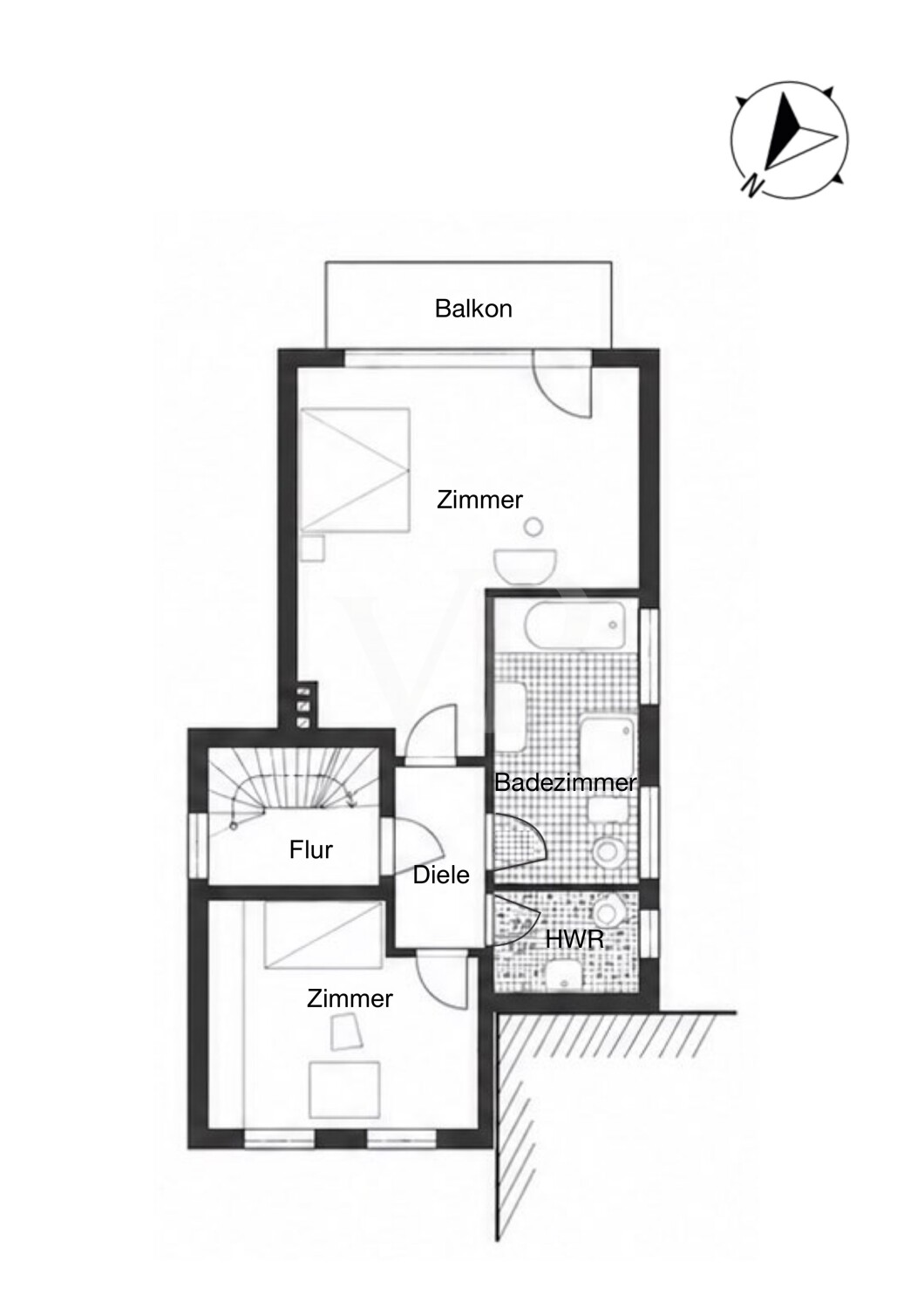Haus links - Obergeschoss