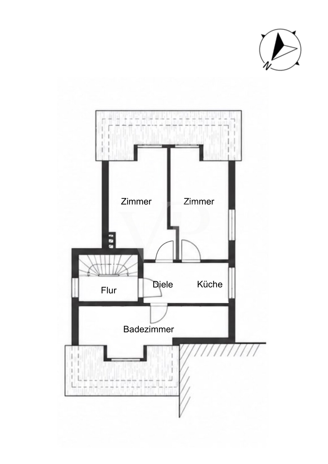 Haus links - Dachgeschoss