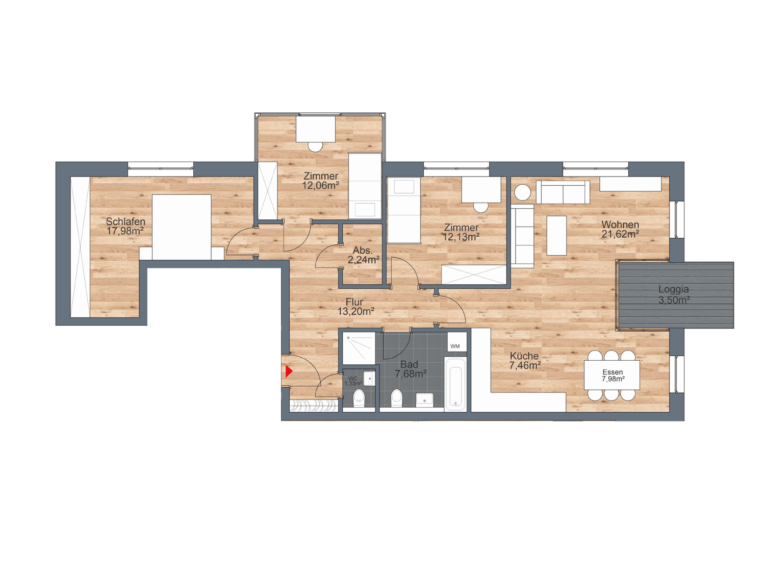 Haus 3 - WE01 (EG) Haus 3 - WE01 (EG)