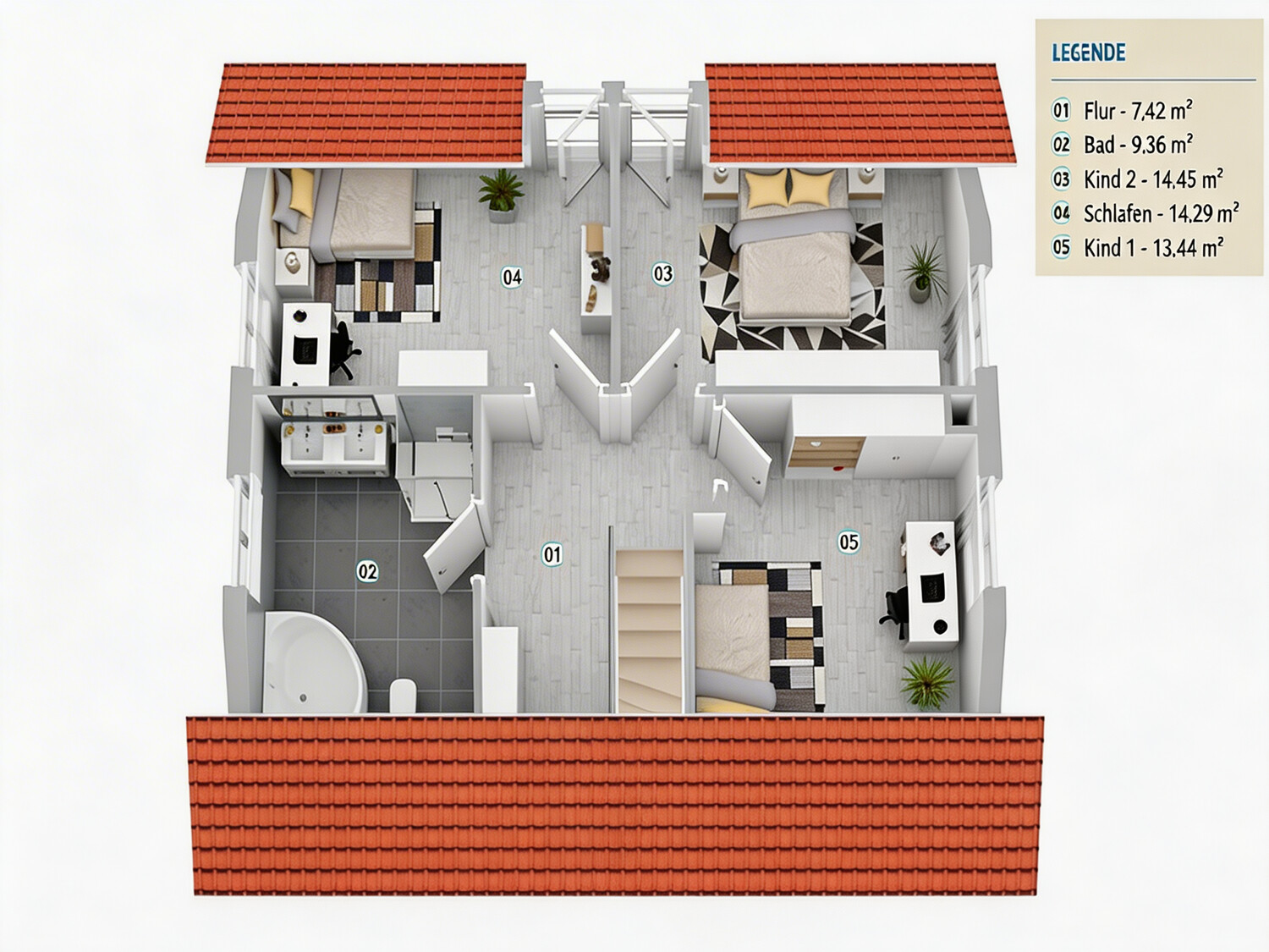 Grundriss Obergeschoss