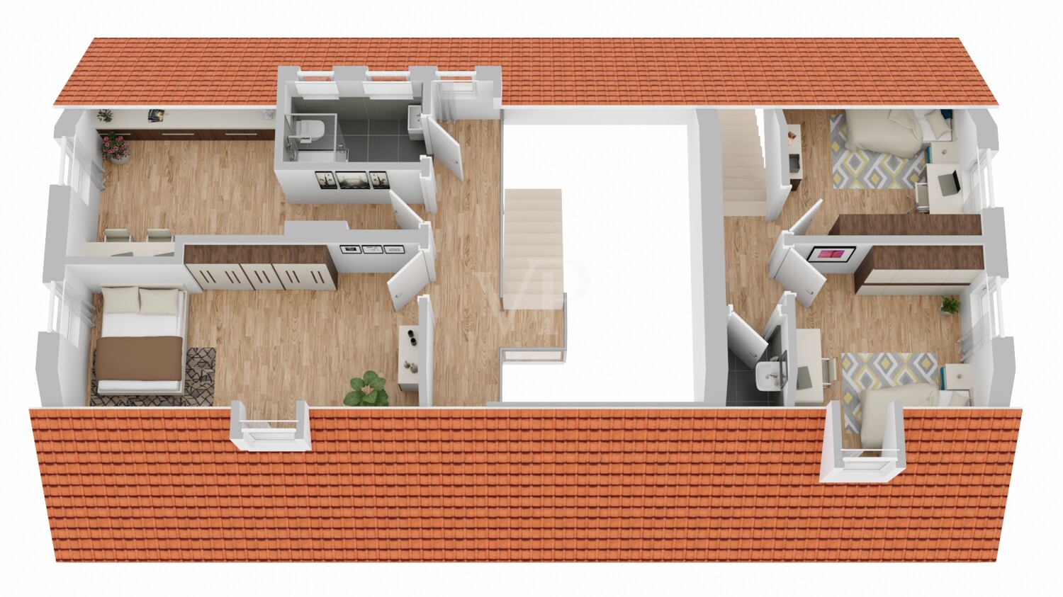 Grundriss OG 3D