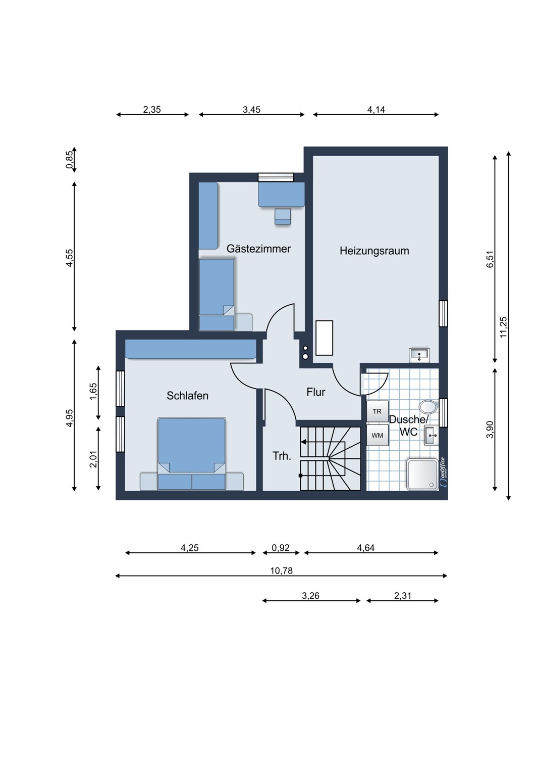 Untergeschoss hinteres Haus